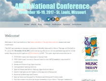 Tablet Screenshot of amtanationalconference.com